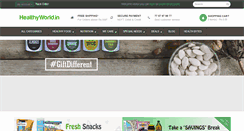 Desktop Screenshot of healthyworld.in